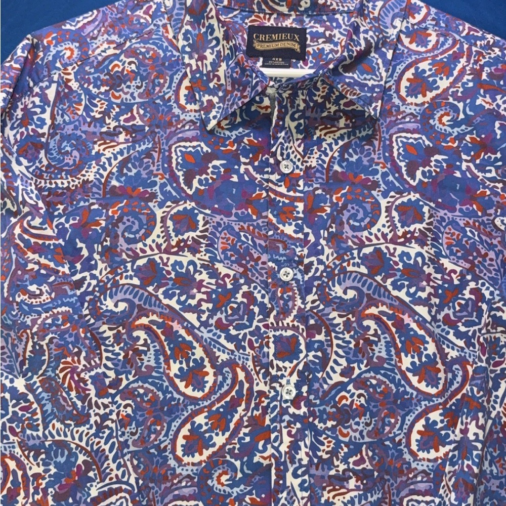 Daniel Cremieux Multicolor Paisley Button-Down Shirt